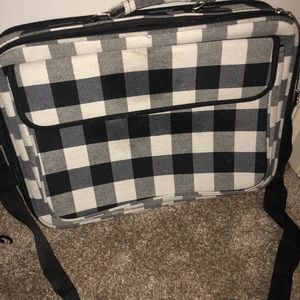 Checkered Laptop Bag